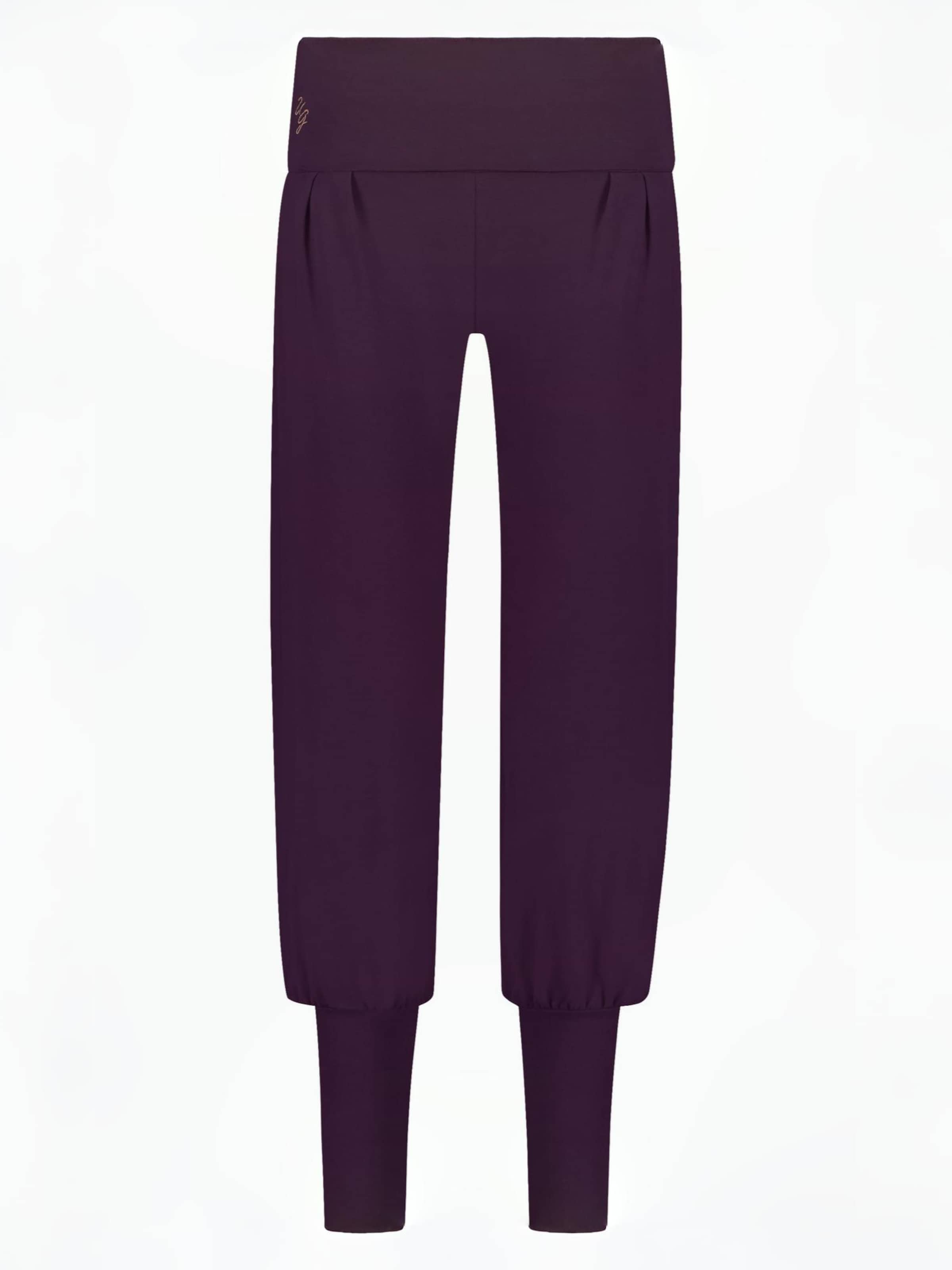 

Urban Goddess Yoga & Activewear Широкие штаны-шаровары 'Devi Yoga und Pilates Harem' в фиолетовом цвете