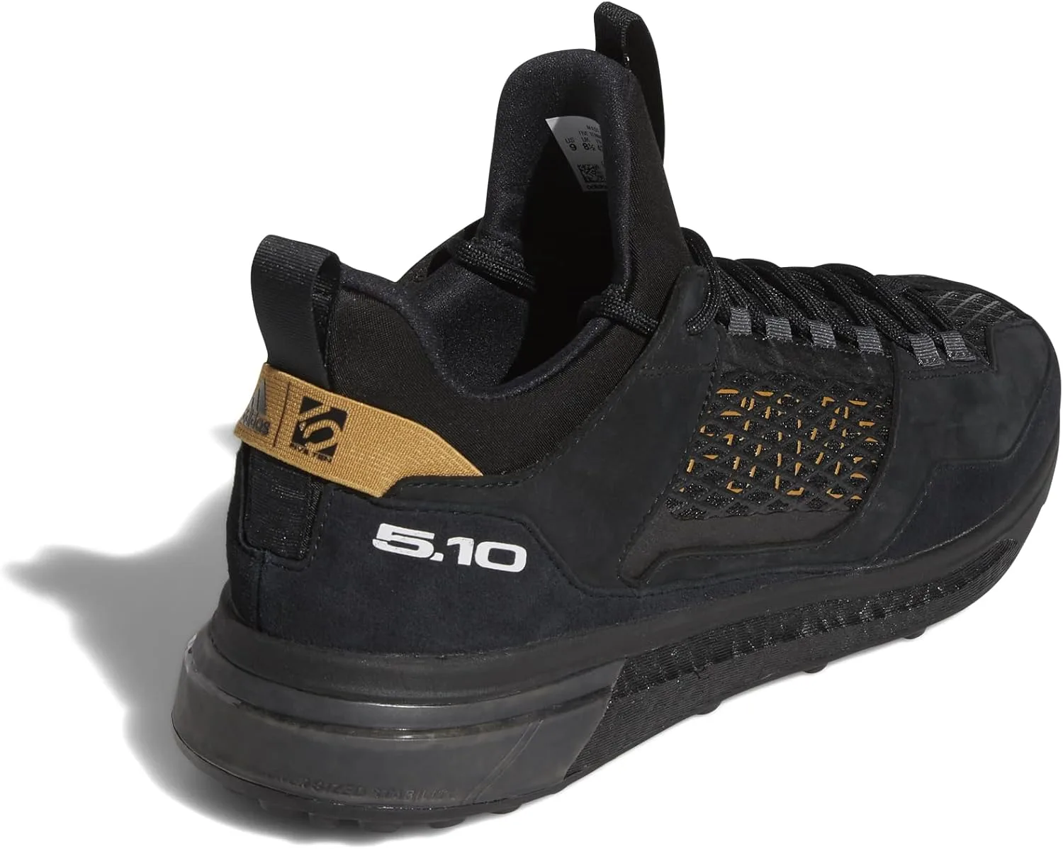 Мужские кроссовки для легкой атлетики Adidas Five Tennie DLX, черный — фото 4