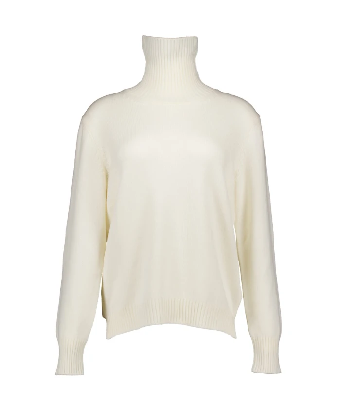 

Свитер с высоким воротником цвета экрю Gran Sasso, бежевый