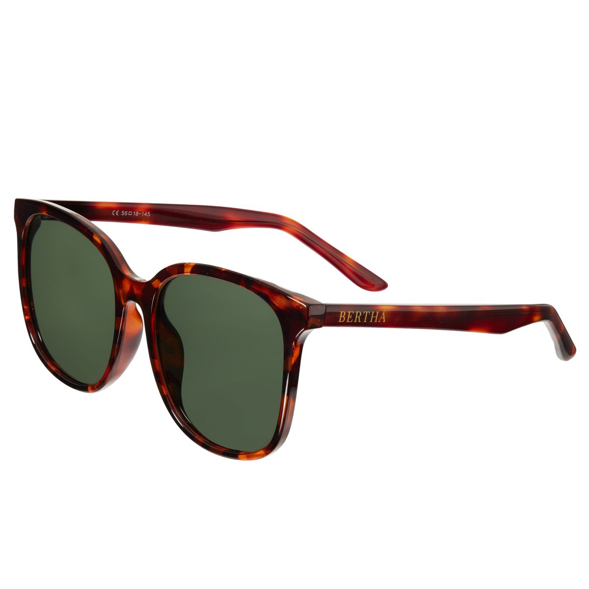 

Поляризованные солнцезащитные очки Avery Bertha, цвет tortoise/forest green