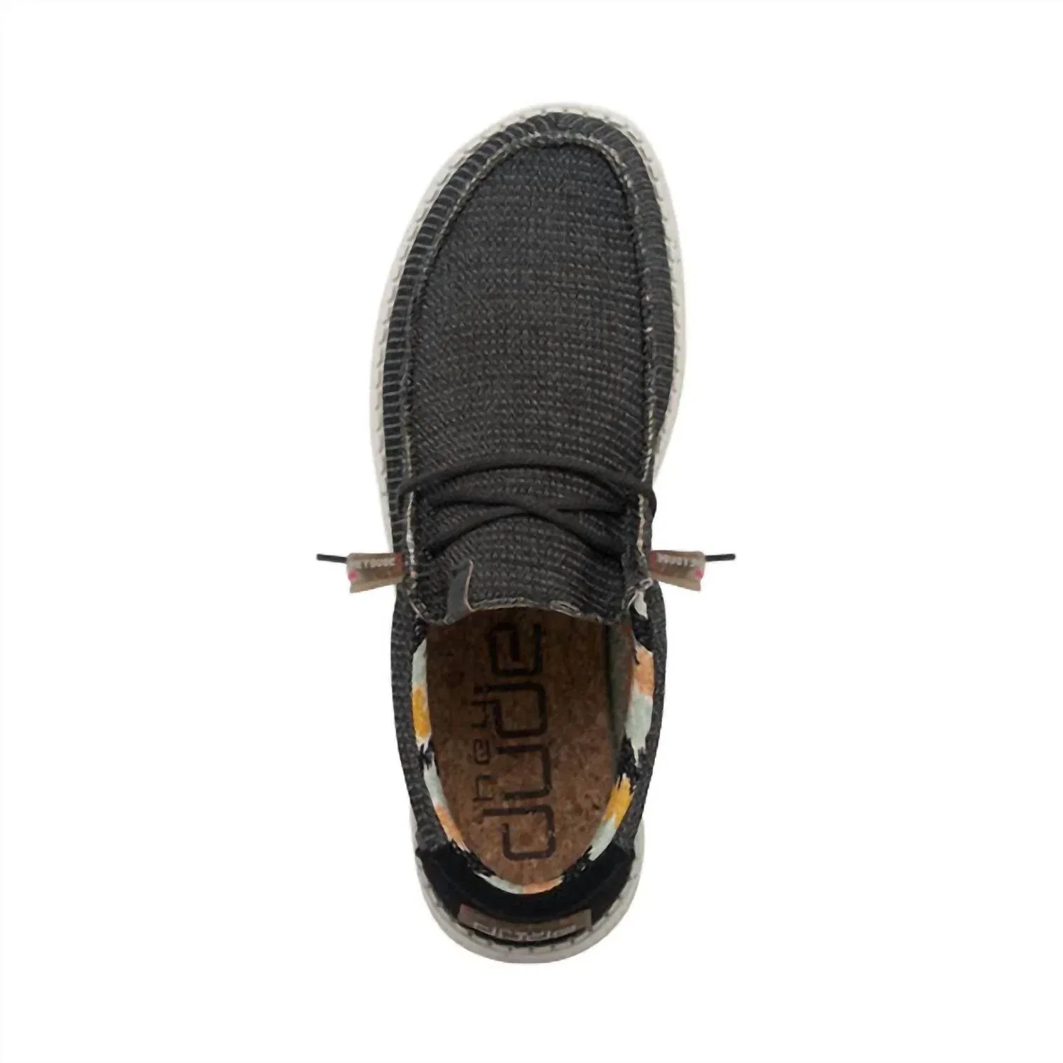 Hey Dude Men's Wally Eco Sox Shoe In Sox Charcoal — фото 3