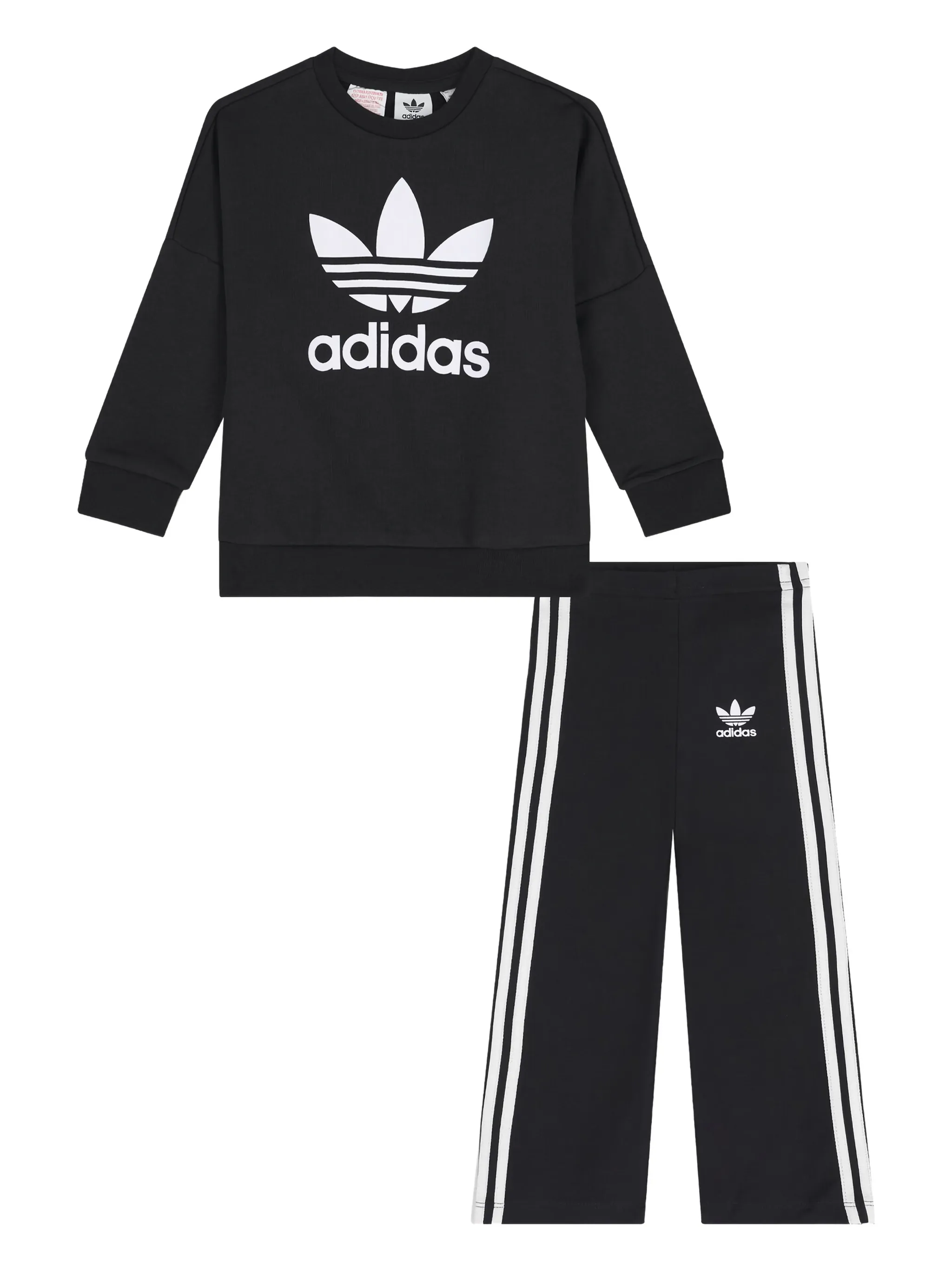 

Спортивный костюм с логотипом Adidas Kids, черный