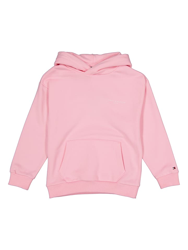 

Пуловер с капюшоном Tommy Hilfiger, розовый