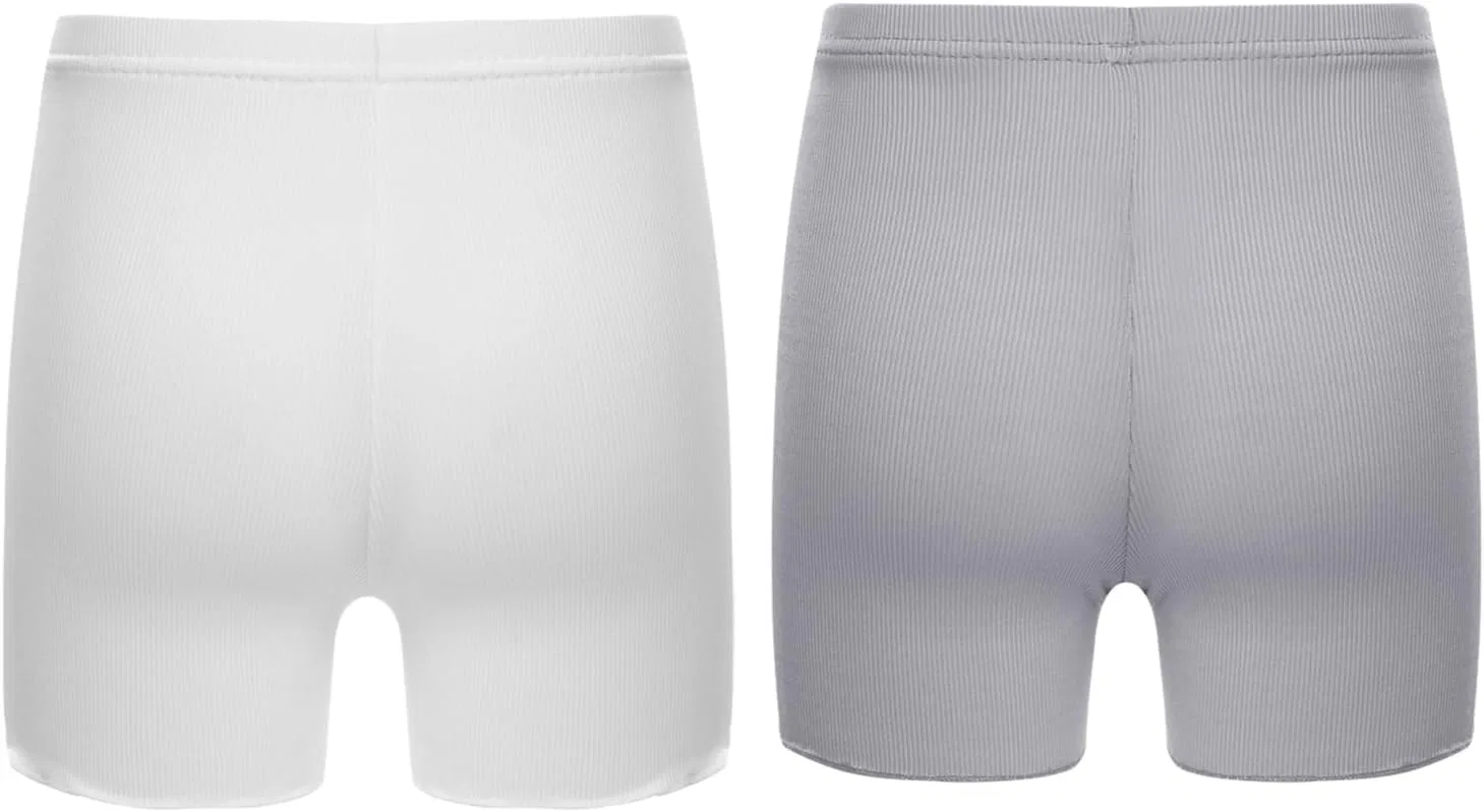 Детские шорты 2-pack iiniim, белый и серый — фото 2