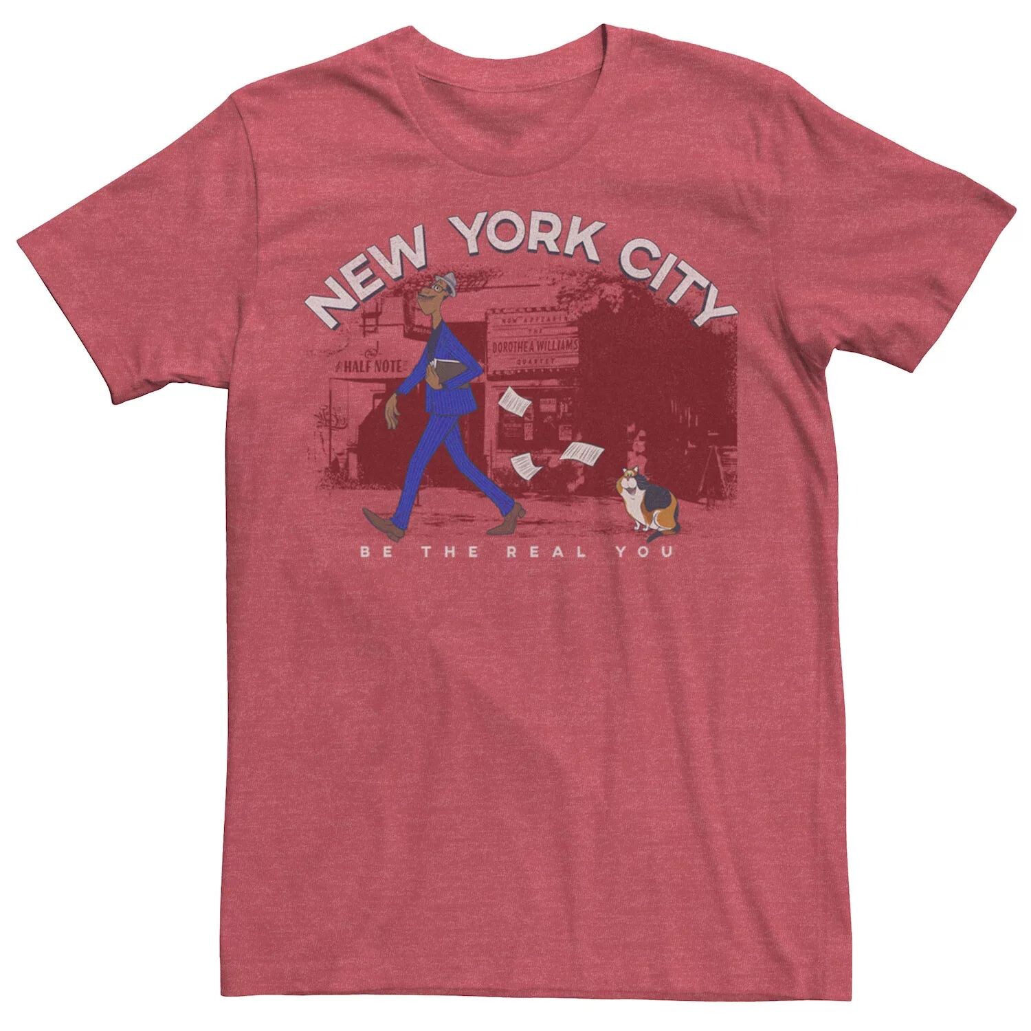

Мужская футболка Disney/Pixar Soul Joe New York City Be The Real You Disney / Pixar