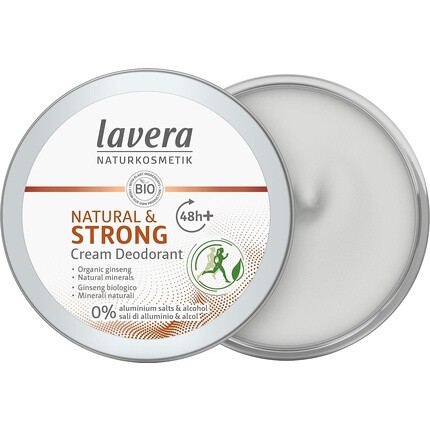 Дезодорирующий крем Natural & Strong 48+ часов 50 мл Lavera — фото 2