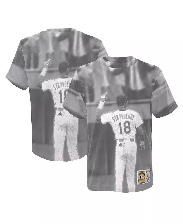 

Белая сублимированная футболка Big Boys Darryl Strawberry New York Mets Mitchell & Ness