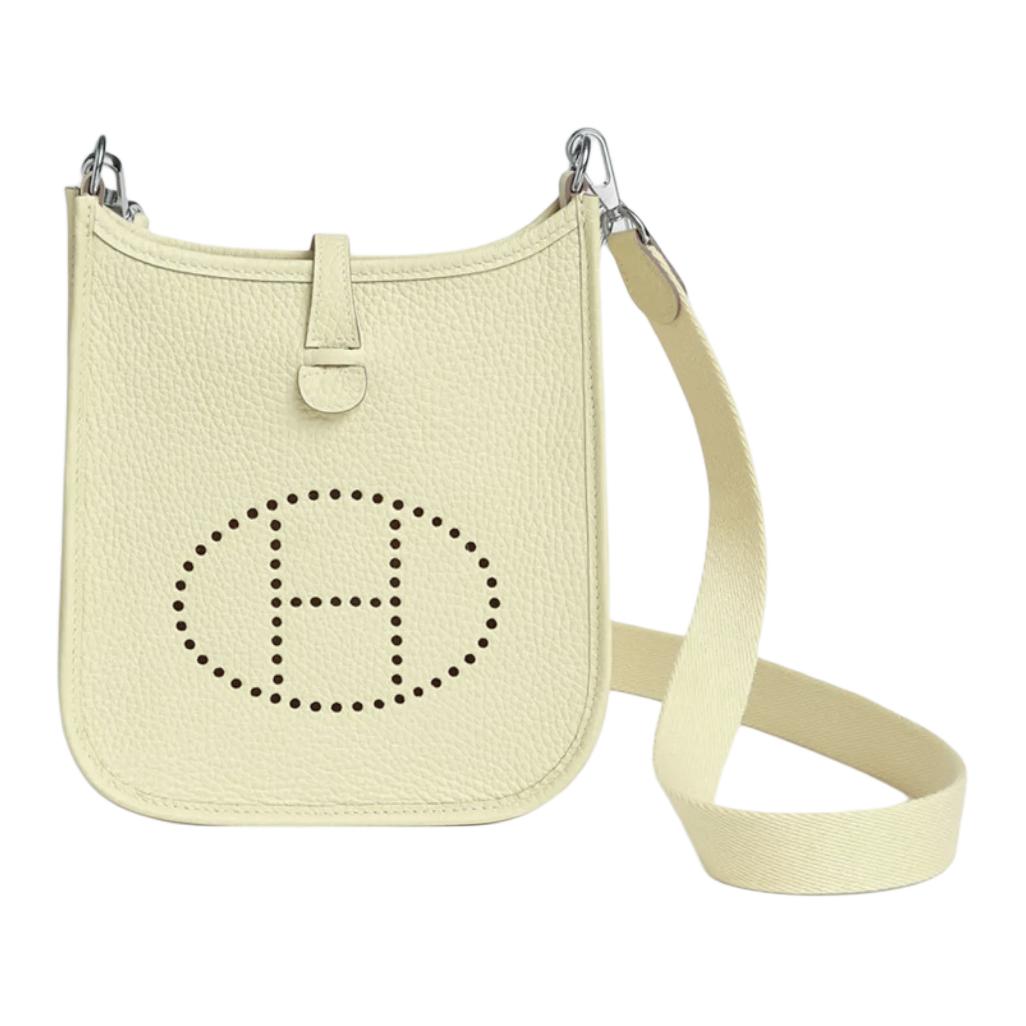 

Сумка через плечо Evelyne Clemence из телячьей кожи, унисекс, желтый цвет Milton HERMES