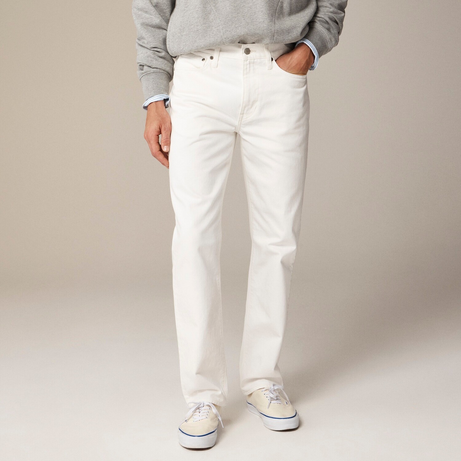 

Классические джинсы белого цвета J.Crew, белый