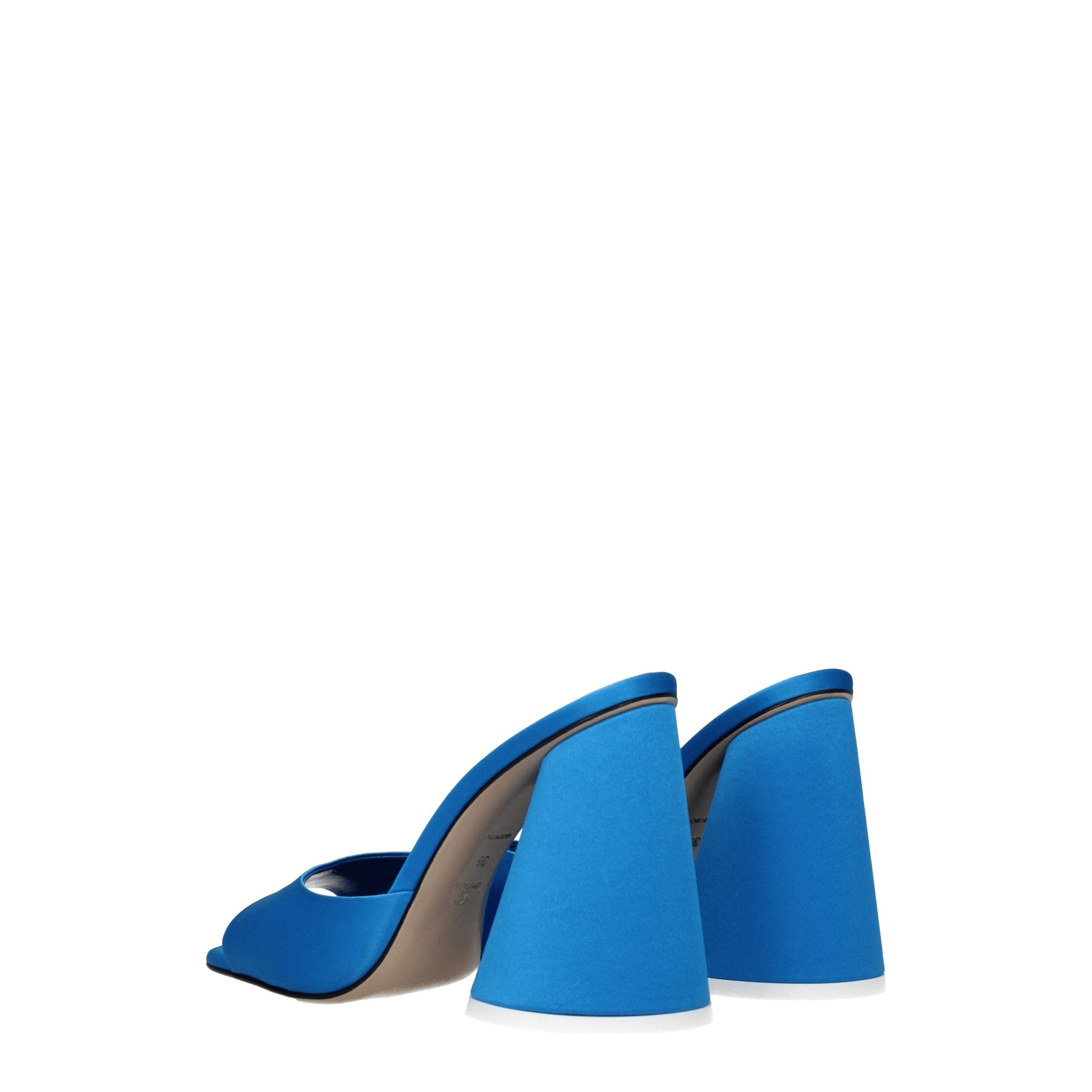 The Attico blue Satin Women's Sandal — фото 4