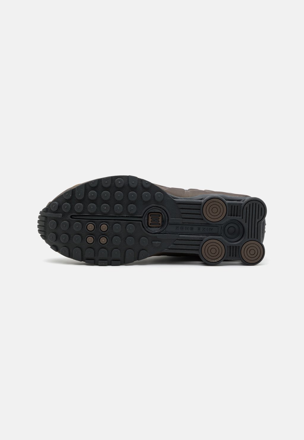 Низкие кеды SHOX R4 Nike Sportswear, темно-серый — фото 4