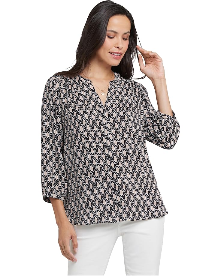 

Блуза NYDJ Pinutck Blouse, цвет Roca Lissa