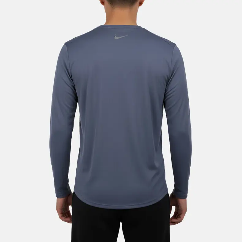 Мужская зимняя футболка с длинными рукавами MILER DF UV WINTERIZED Nike, светлый синий — фото 3