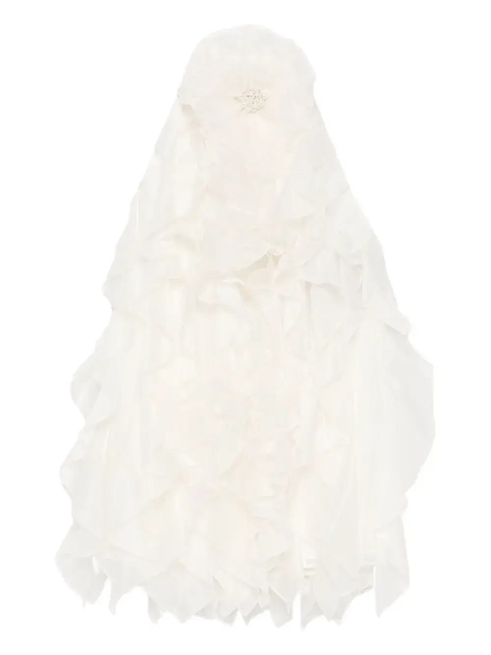 

Мини-платье Arina с рюшами и цветочным узором Retrofete, белый