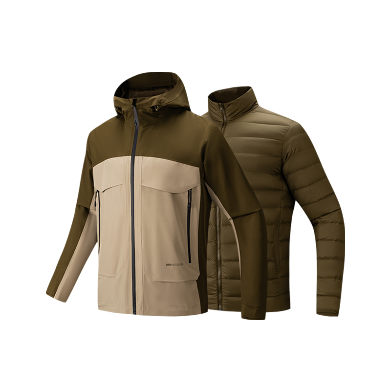 

Куртки и пальто из коллекции Outdoor Collection для мужчин Anta, wood хаки/air force зеленый