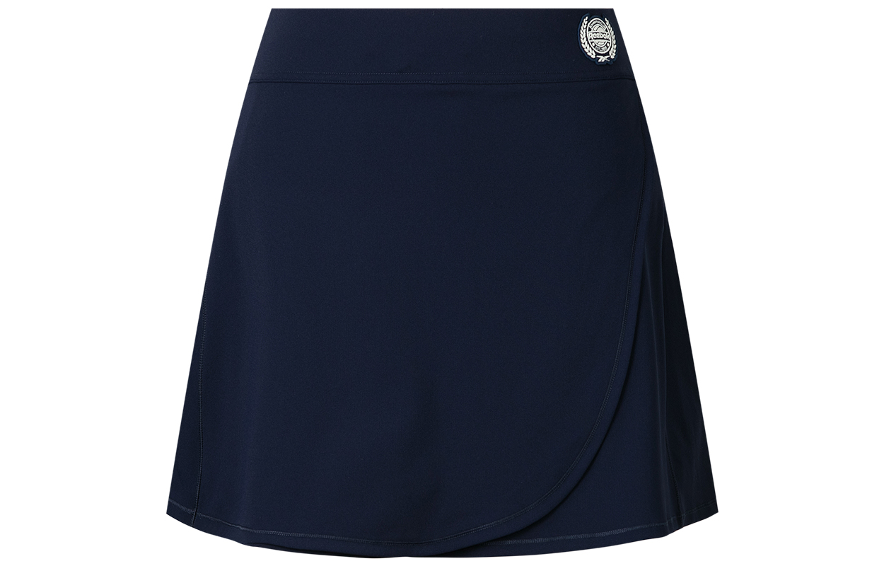 

Повседневная короткая юбка женская темно-синяя Reebok