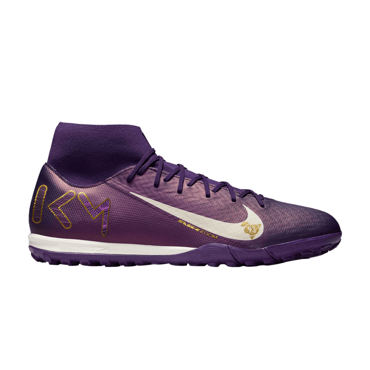 

Кроссовки Nike Kylian Mbappé x Zoom Mercurial Superfly 10 Academy TF 'Grand Purple', фиолетовый