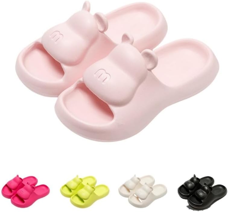 

Милые шлепанцы в виде медвежонка Albiva, розовый