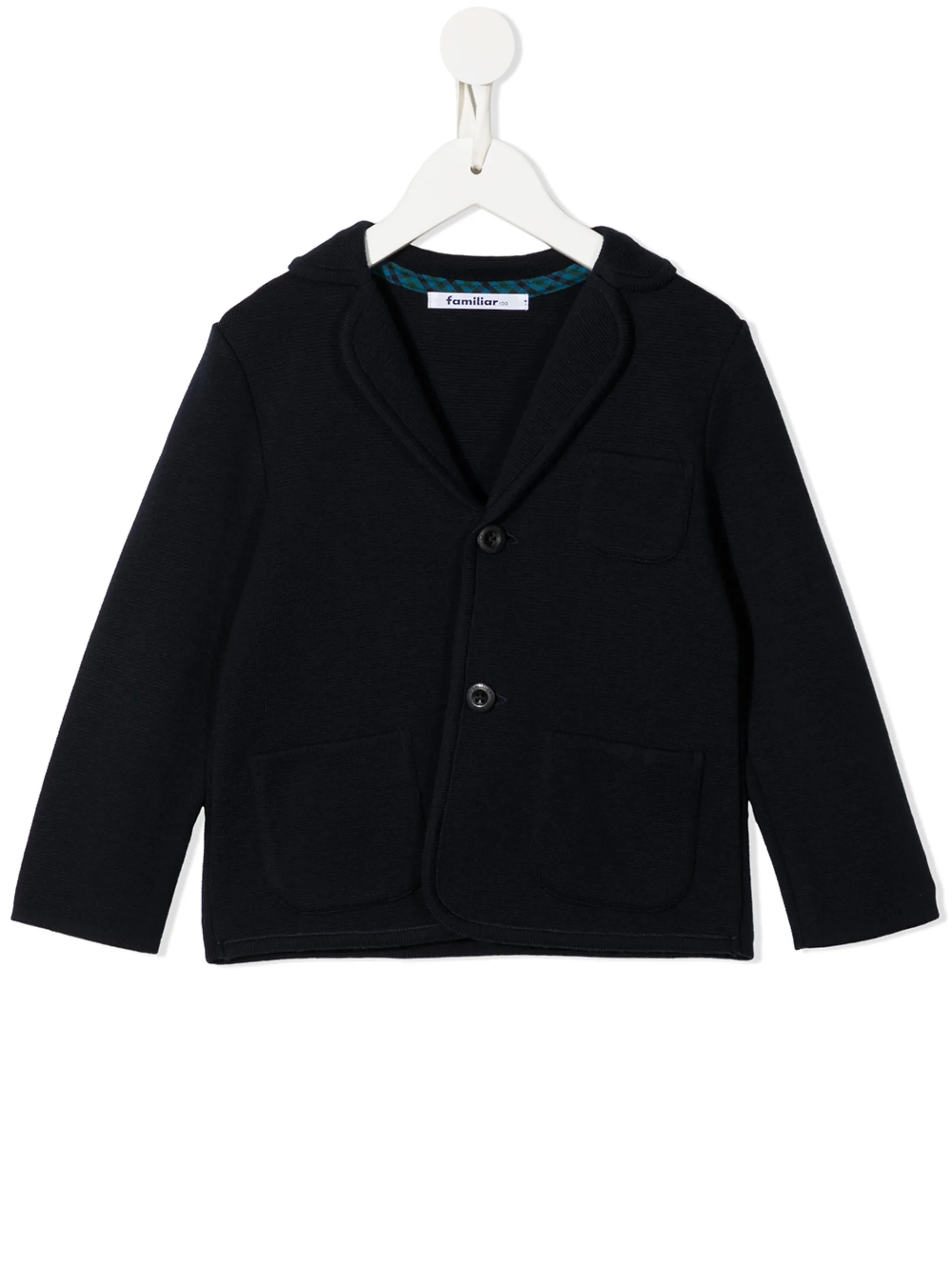 

Однобортный пиджак на пуговицах Familiar, синий