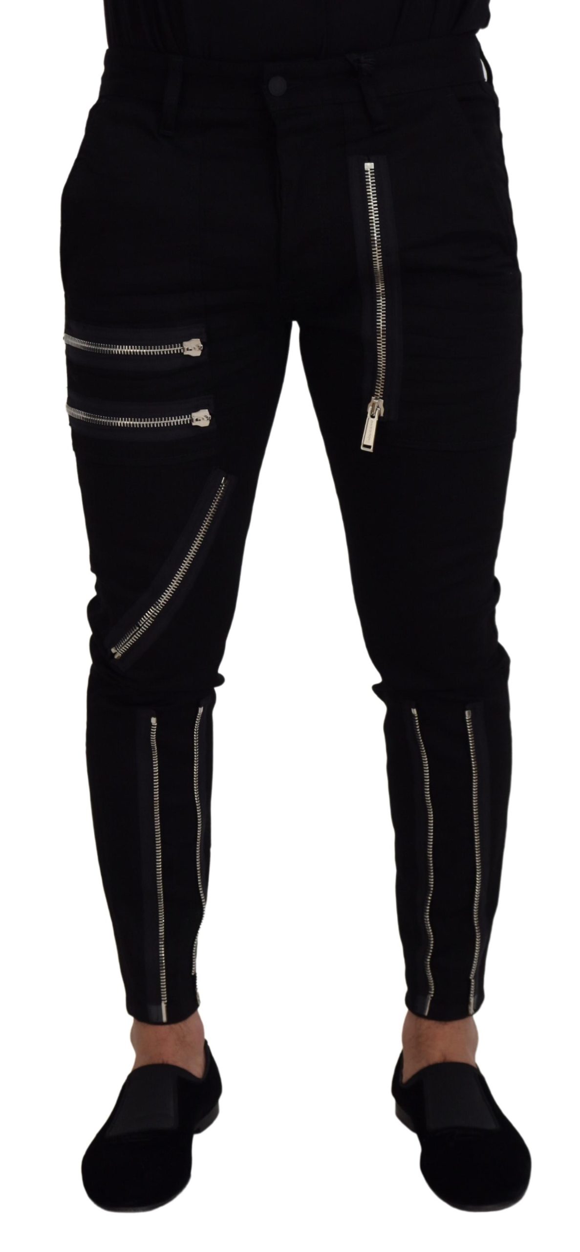 

Шикарные черные брюки из основной хлопковой смеси Dsquared2