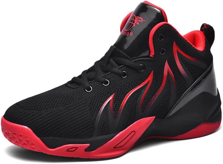 

Мужские баскетбольные кроссовки CJSPORX, дышащие, противоскользящие, модные спортивные, красный