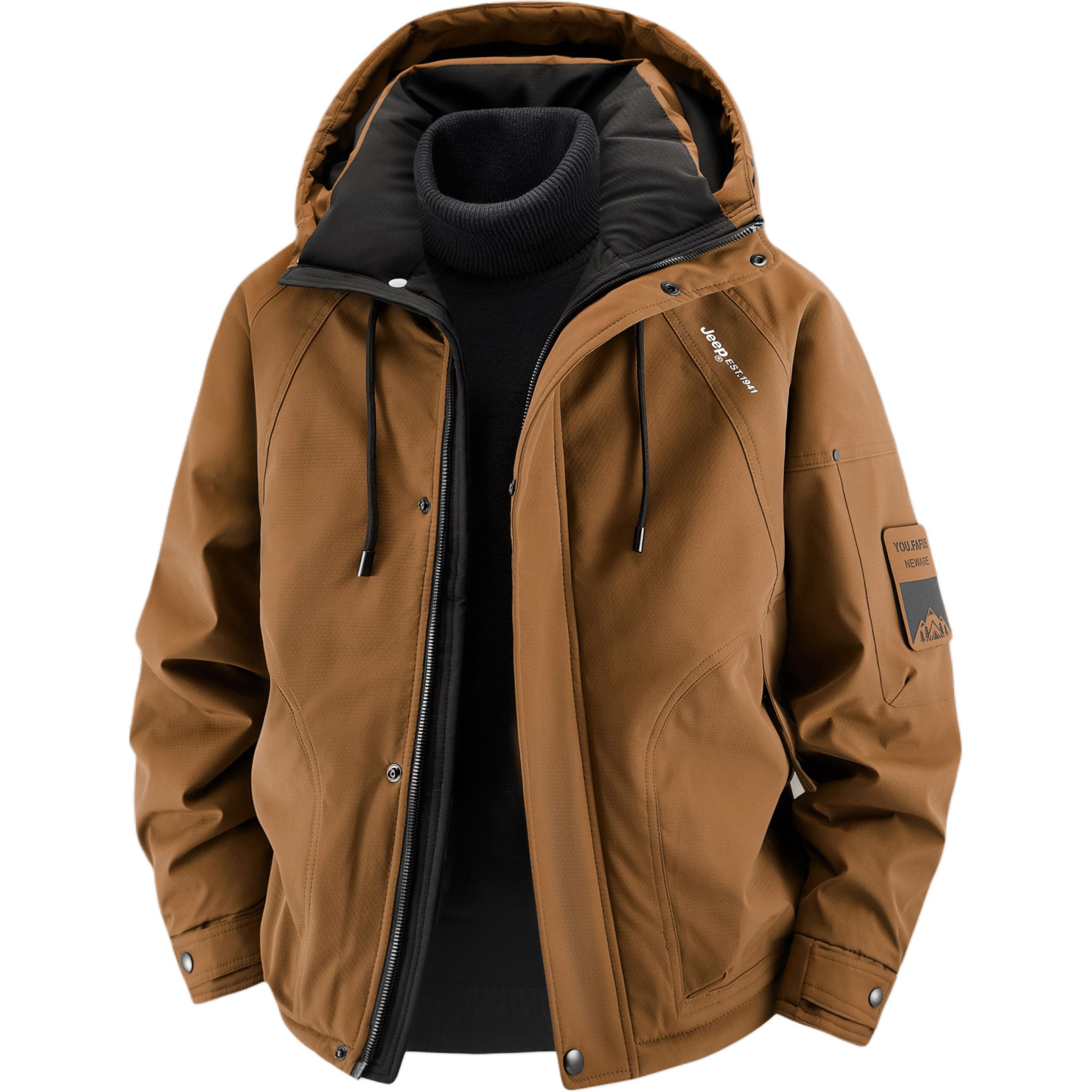 

Куртка пуховая Unisex из коллекции Classic Collection Jeep, коричневый