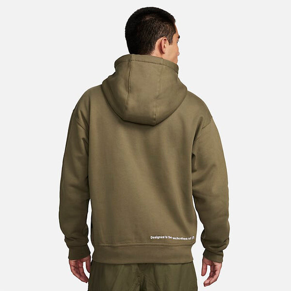 Толстовка Nike SB x Yuto Graphic Fleece Pullover Hoodie 'Medium Olive', зеленый — фото 3