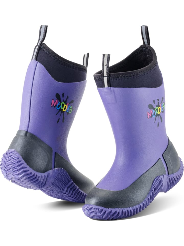 Резиновые сапоги Muddies Icicle Wellies Grubs, фиолетовый