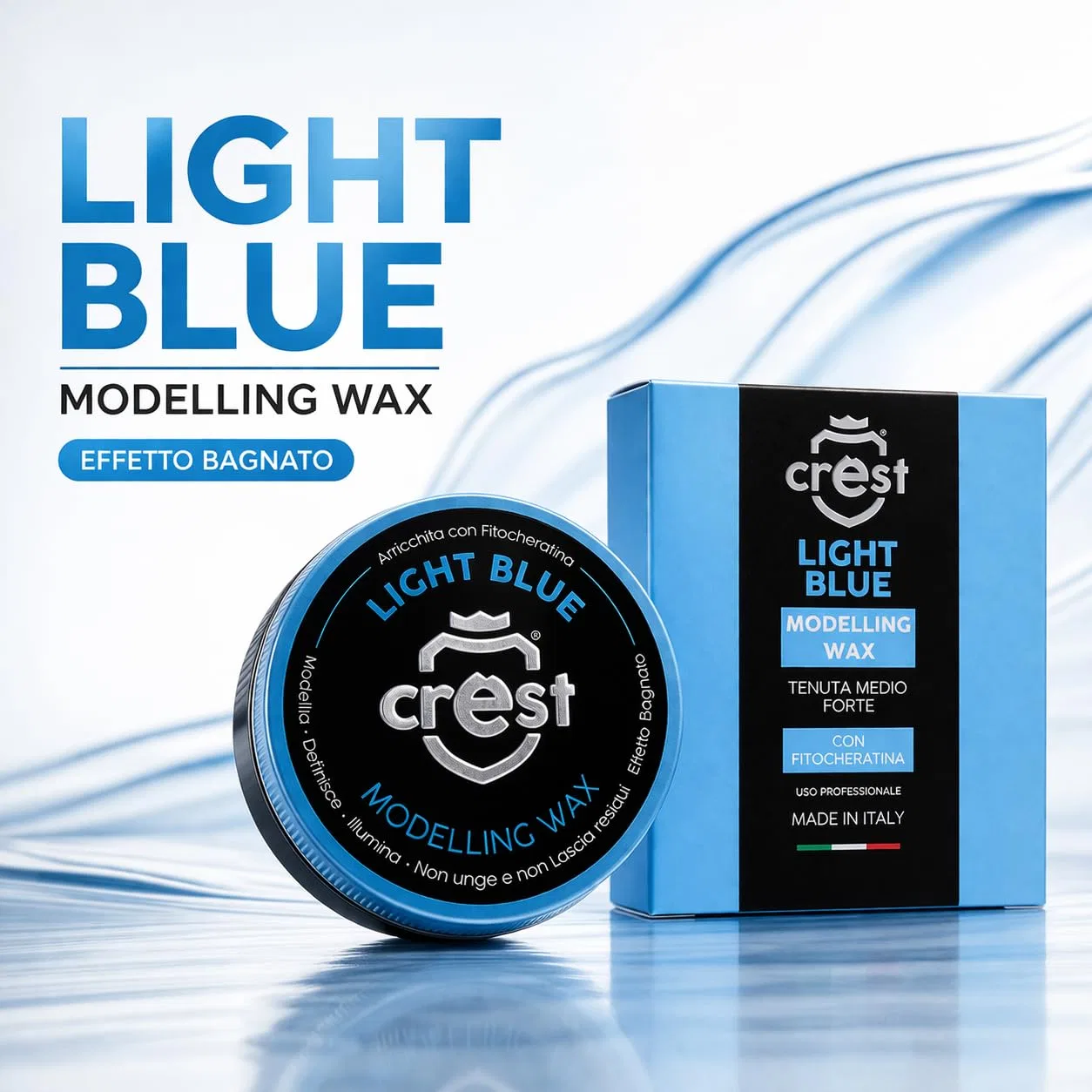 Воск для волос Crest Aqua Hair Wax Light Blue, 100 мл Crest — фото 2