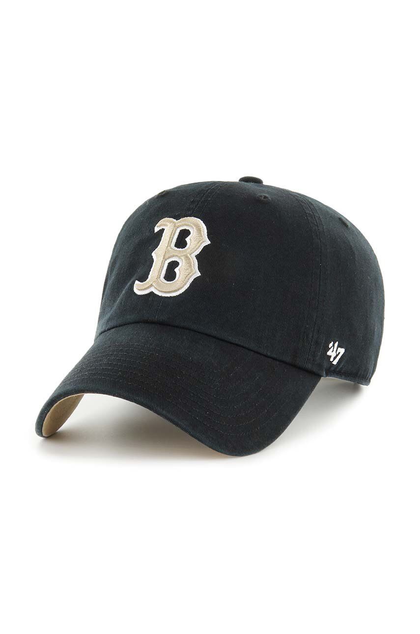 

Хлопковая бейсболка 47 марки MLB Boston Red Sox 47 Brand, черный