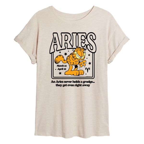 

Детская оверсайз футболка Garfield Aries Licensed Character, бежевый
