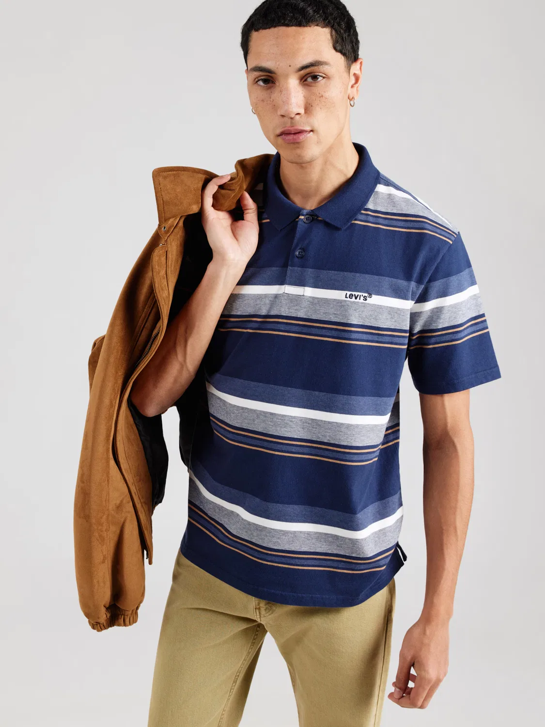 Рубашка 'Authentic' Levi'S , Dark Blue/Mottled Blue — фото 3