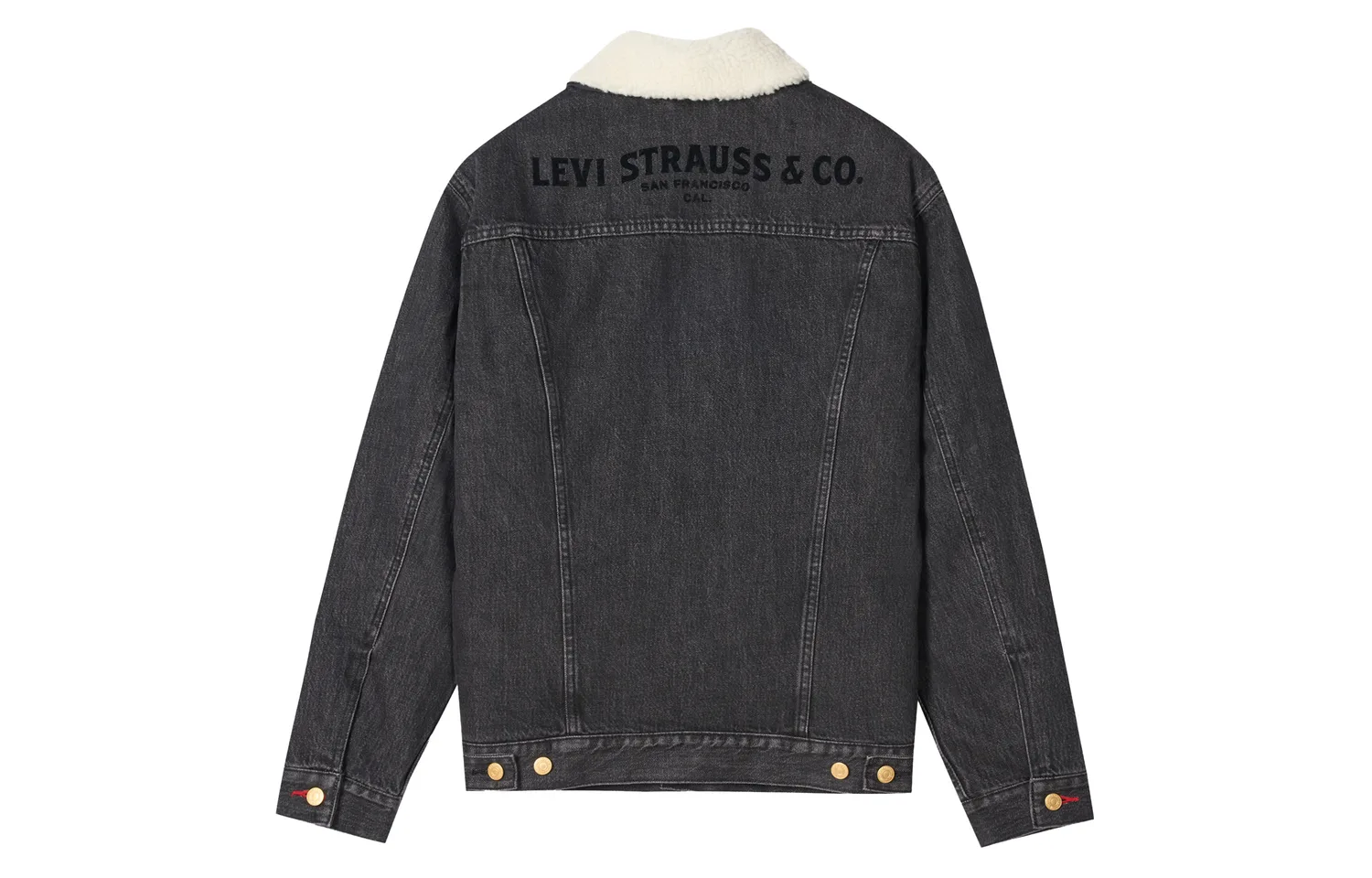 Levis Джинсовая куртка unisex черная из ограниченной коллекции Year Of The Horse — фото 3