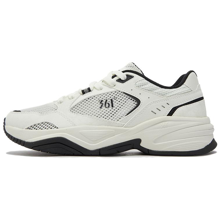 

361° Кроссовки Sailing Series с противоскользящим покрытием, износостойкие, повседневные, низкие, мужские, белые, черные