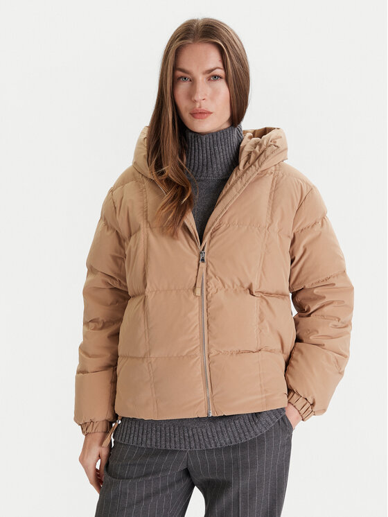 

Пуховик regular fit 22T6DN086 United Colors Of Benetton, бежевый