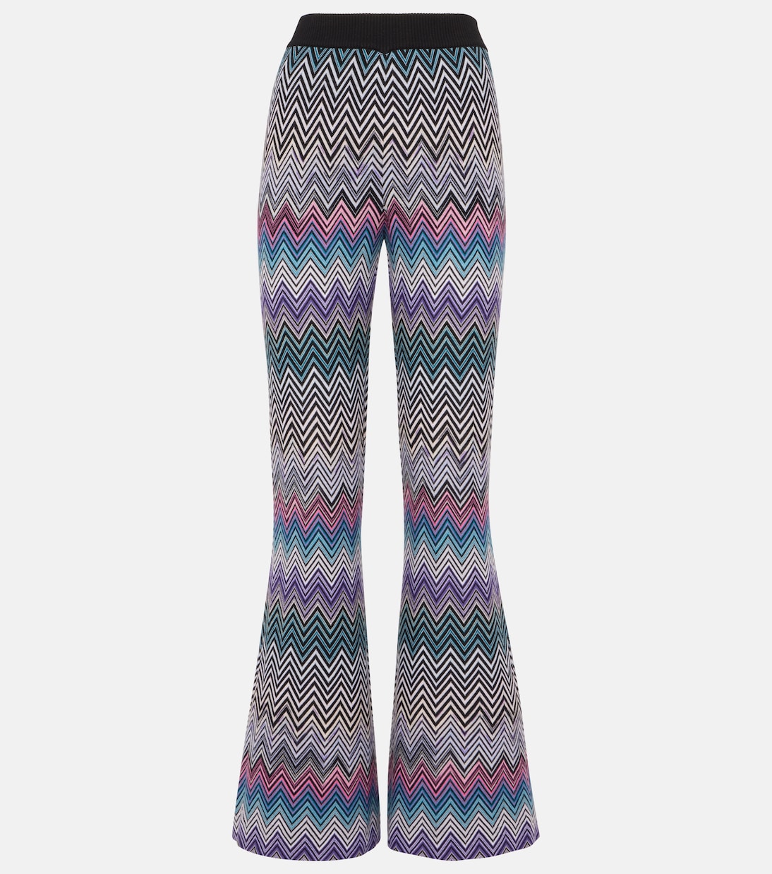 

Расклешенные брюки зигзагообразной формы Missoni, Multicolor Beige, Pink With Light Base