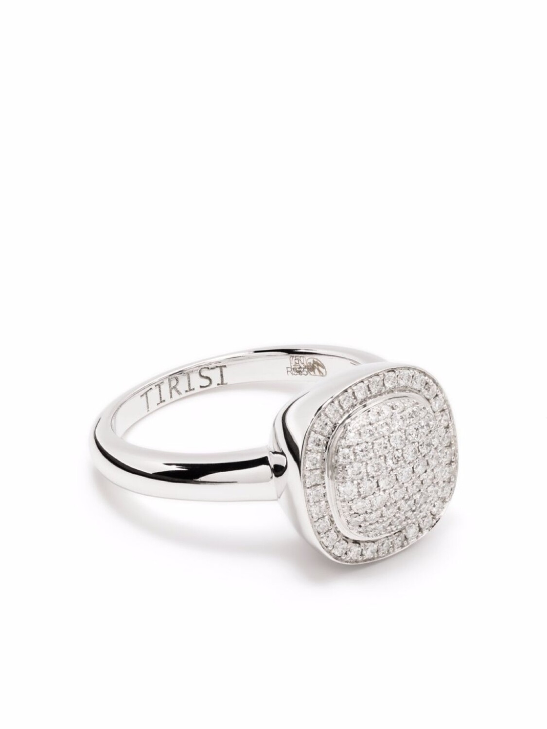 

Кольцо Milano из белого золота с бриллиантами Tirisi, серебряный