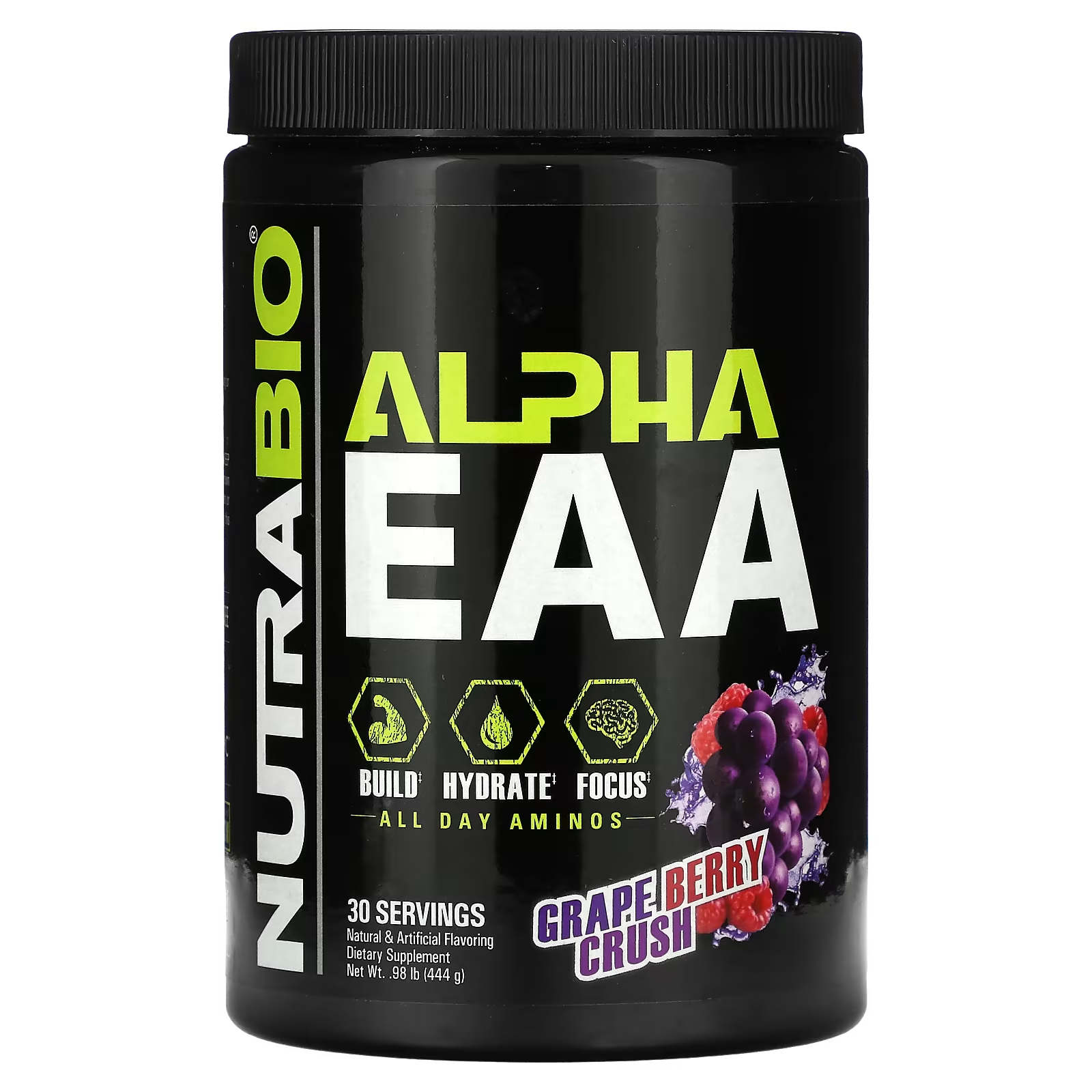 

Добавка NutraBio Alpha EAA Grape Berry Crush