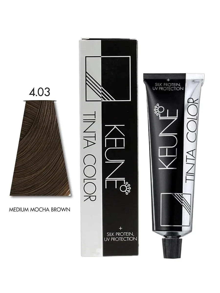 Краска для волос «Tinta Color 4.03 Medium Mocha Brown» (60 мл) от Keune Keune — фото 2