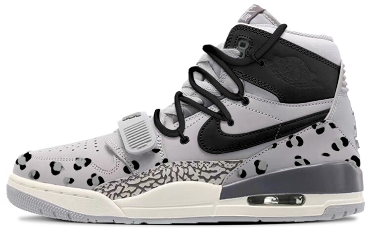 

Кроссовки Jordan Legacy 312 Vintage Basketball Shoes Men High-top Gray, черный