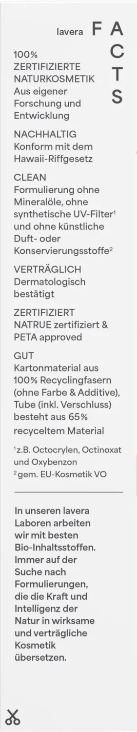 Солнцезащитный крем lavera Glow by Nature Anti-UV Fluid LSF50 — фото 3