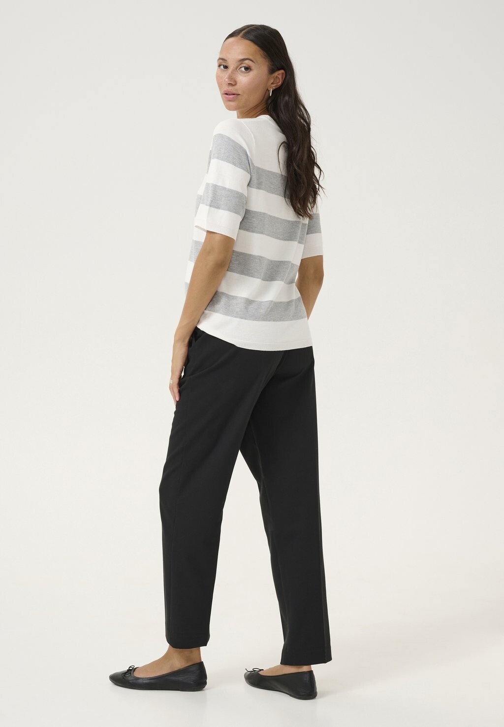 

Футболка с принтом LIZZA STRIPED Kaffe, белый