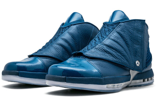 Кроссовки 16 retro x trophy room 'french blue' Air Jordan, синий — фото 2