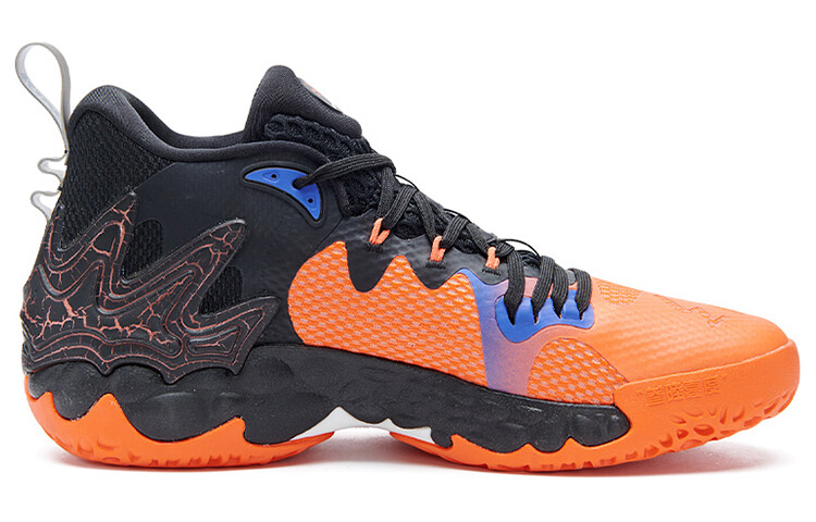 

Баскетбольные кроссовки LAVA Series Basketball Shoes Men Mid-Top Black/Yellow 361°