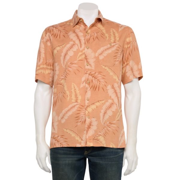 

Мужская рубашка с коротким рукавом на пуговицах Newport Blue, цвет peach tonal palm