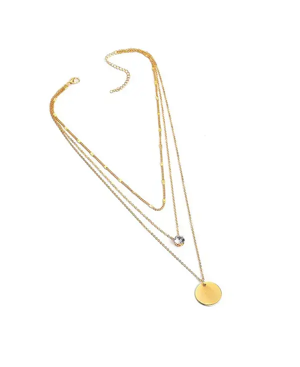 

Женское повседневное многослойное ожерелье Sohi, gold