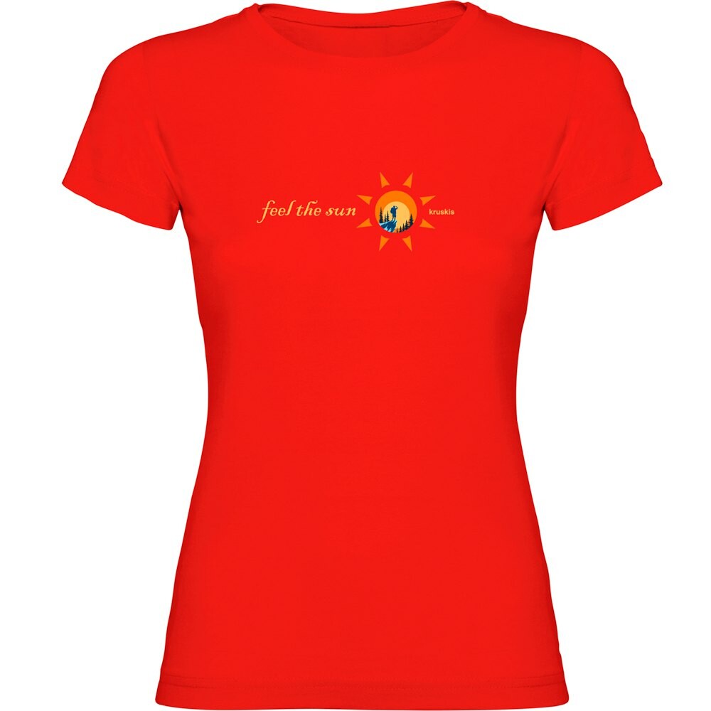 

Футболка с коротким рукавом Kruskis Feel The Sun, красный