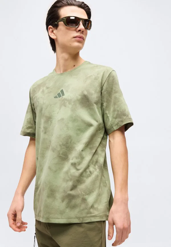 Спортивная футболка Adidas Terrex, Tent Green/Olive Strata — фото 4