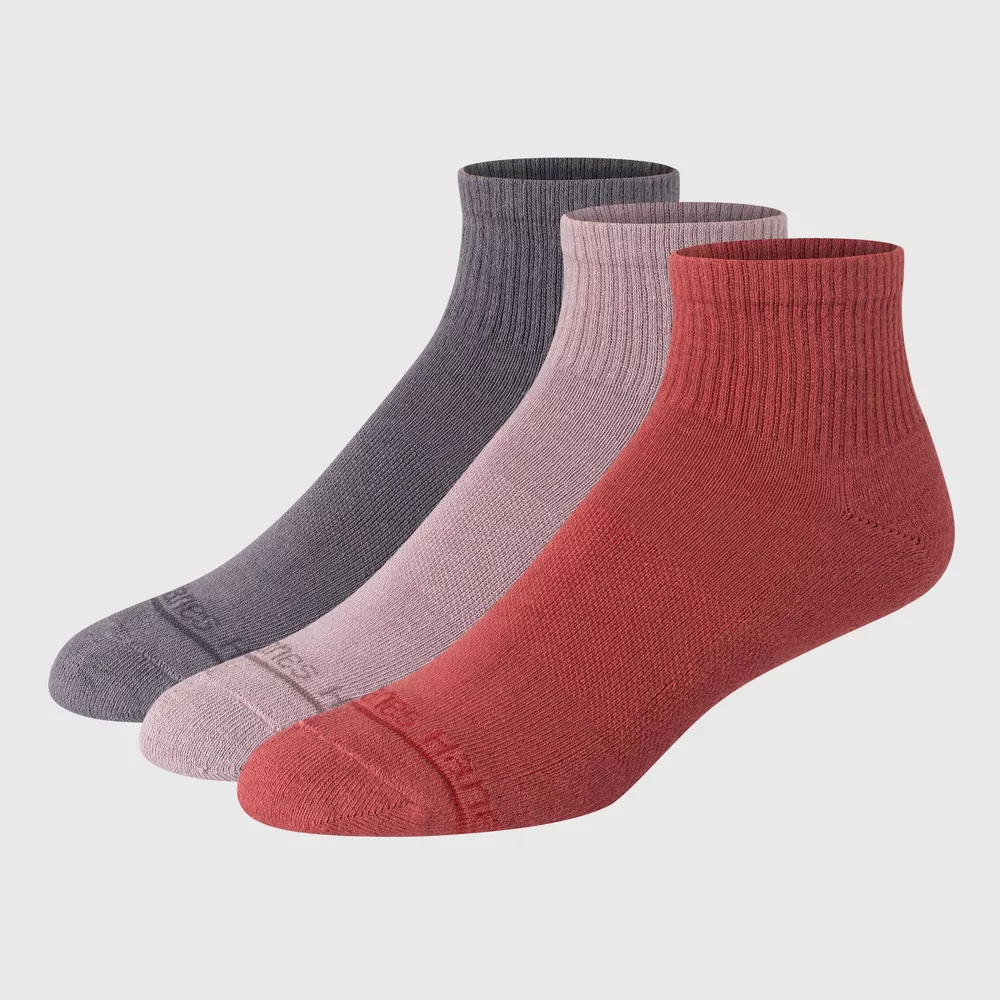 

Мужские носки Hanes Originals Premium SuperSoft Ankle Socks 3pk Hanes Premium, цвет Red/Mauve/Gray