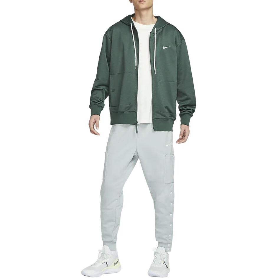 Толстовка мужская Therma-FIT зеленая Nike, зеленый — фото 3